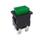 مفتاح الضغط الكهربائي التايواني ، 21 * 15 مم ، ON-OFF ، مضاء باللون الأخضر