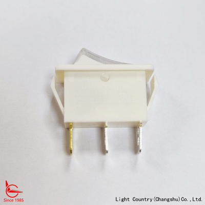 مصنع عالية الجودة LED أبيض مضاءة سويتش روكر، R4، 33x15mm، ON-OFF، 20A 125V