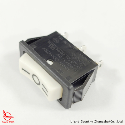 مفتاح المصنع الموثوق به Light Country R4 Rocker ، 33 * 15mm ، ON OFF ON ، 16A 250V ، UL / VDE ، لأدوات المطبخ