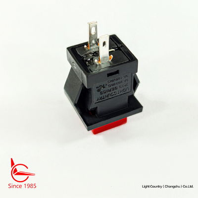 الحجم الصغير زر الضغط الأحمر المفتاح الكهربائي، 14mm*14mm، ON OFF، UL VDE ENEC