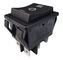 جودة عالية R5-4 ON-OFF-ON DPDT Black Rocker Switch ، 32 * 25mm ، 20A 125VAC